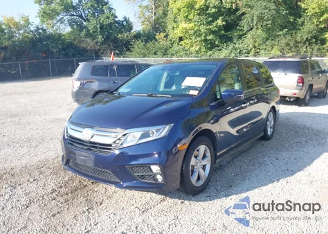 2018 Honda Odyssey Ex-L from USA, damaged, VIN 5FNRL6H79JB045539